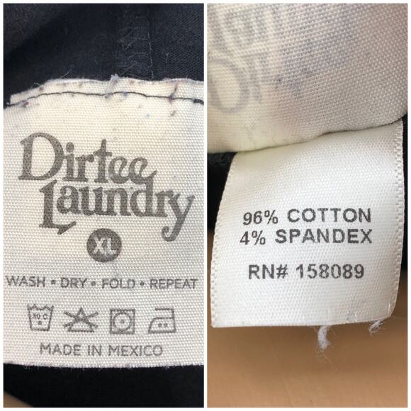 Dirty Laundry XL Black Hangry Definition Long Sleeve Hoodie Tee Shirt T-Shirt - Picture 5 of 5